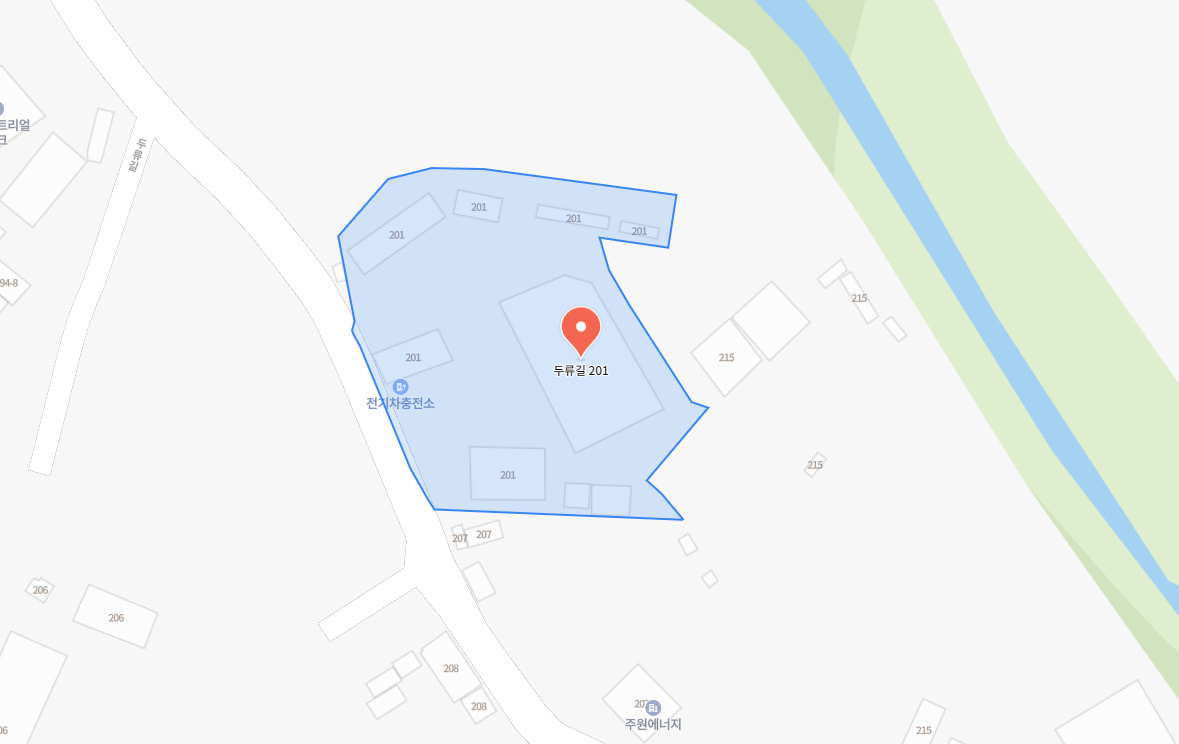 공장 위치 약도